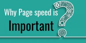 Page speed is important